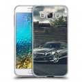 Дизайнерский пластиковый чехол для Samsung Galaxy E5 Mercedes