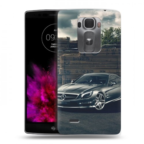 Дизайнерский пластиковый чехол для LG G Flex 2 Mercedes