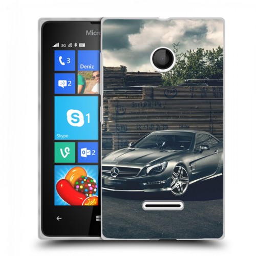 Дизайнерский пластиковый чехол для Microsoft Lumia 435 Mercedes