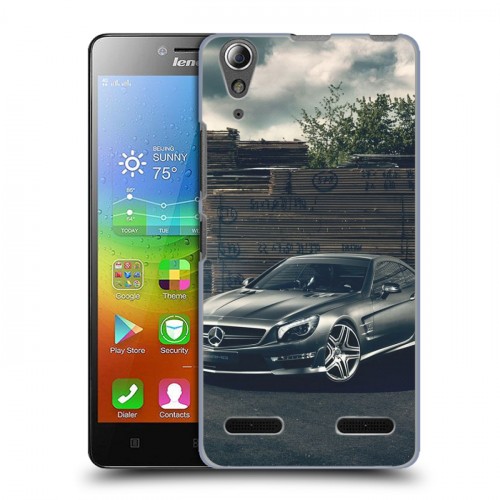 Дизайнерский пластиковый чехол для Lenovo A6000 Mercedes