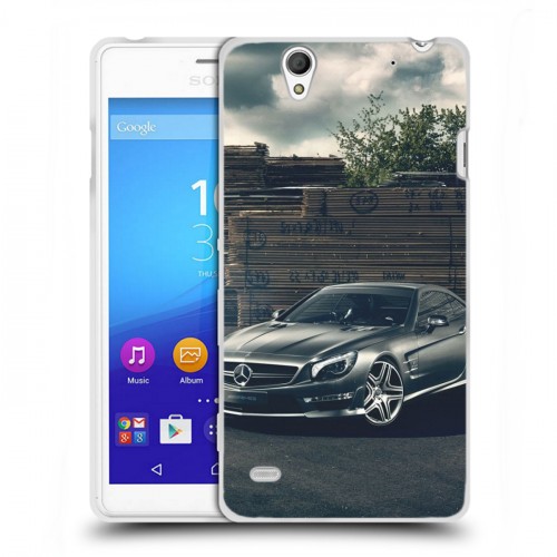 Дизайнерский пластиковый чехол для Sony Xperia C4 Mercedes