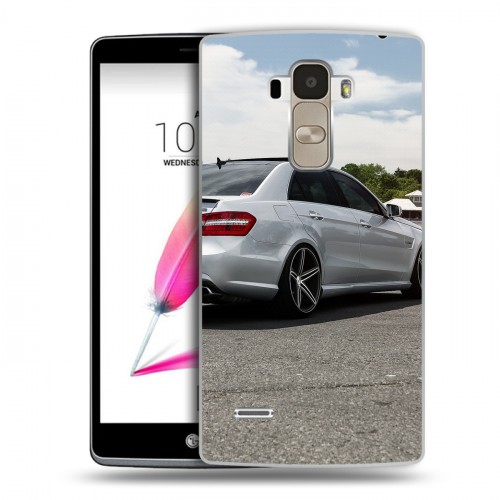 Дизайнерский пластиковый чехол для LG G4 Stylus Mercedes