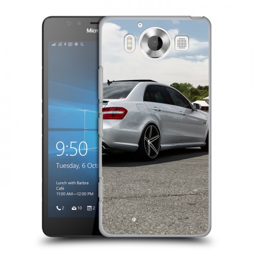 Дизайнерский пластиковый чехол для Microsoft Lumia 950 Mercedes