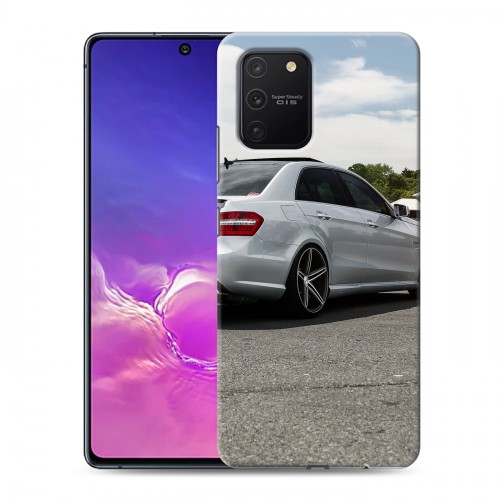 Дизайнерский силиконовый с усиленными углами чехол для Samsung Galaxy S10 Lite Mercedes