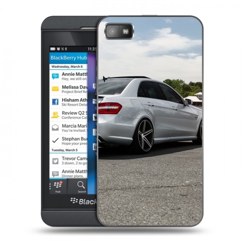 Дизайнерский пластиковый чехол для BlackBerry Z10 Mercedes