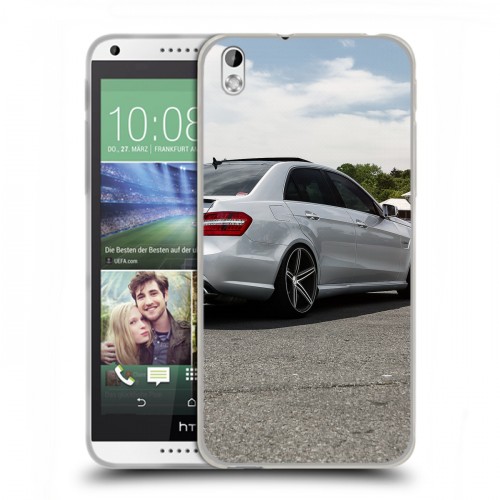 Дизайнерский пластиковый чехол для HTC Desire 816 Mercedes