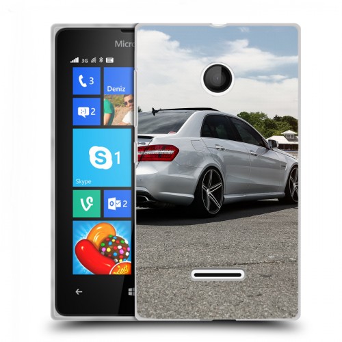 Дизайнерский пластиковый чехол для Microsoft Lumia 435 Mercedes