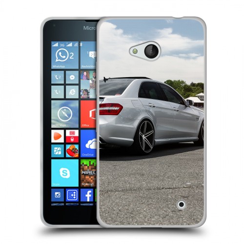 Дизайнерский пластиковый чехол для Microsoft Lumia 640 Mercedes