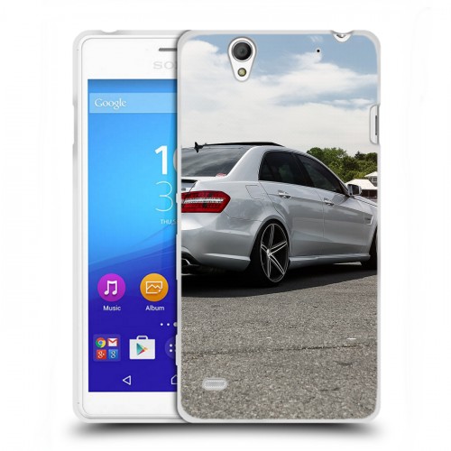 Дизайнерский пластиковый чехол для Sony Xperia C4 Mercedes