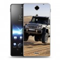 Дизайнерский пластиковый чехол для Sony Xperia TX Mercedes