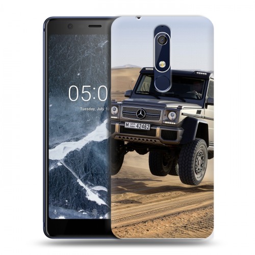 Дизайнерский пластиковый чехол для Nokia 5.1 Mercedes