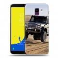 Дизайнерский пластиковый чехол для Samsung Galaxy J6 Mercedes