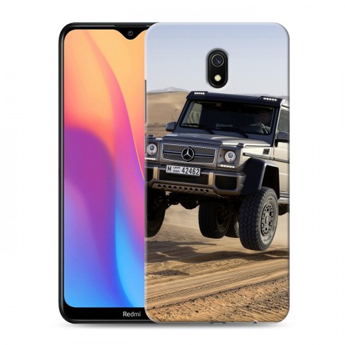 Дизайнерский силиконовый с усиленными углами чехол для Xiaomi RedMi 8A Mercedes