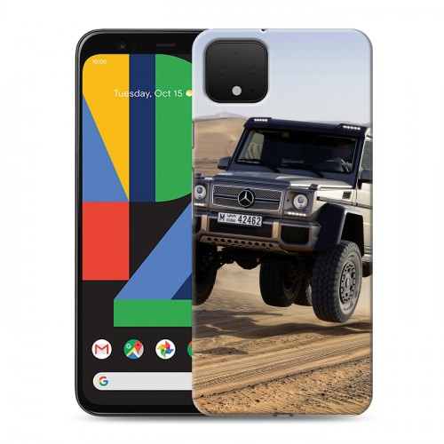 Дизайнерский пластиковый чехол для Google Pixel 4 Mercedes