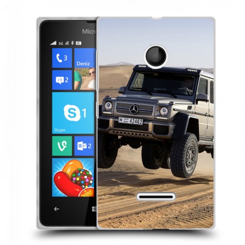 Дизайнерский пластиковый чехол для Microsoft Lumia 435 Mercedes