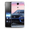 Дизайнерский пластиковый чехол для Sony Xperia TX Mercedes