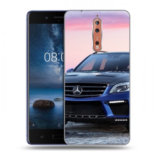 Дизайнерский пластиковый чехол для Nokia 8 Mercedes