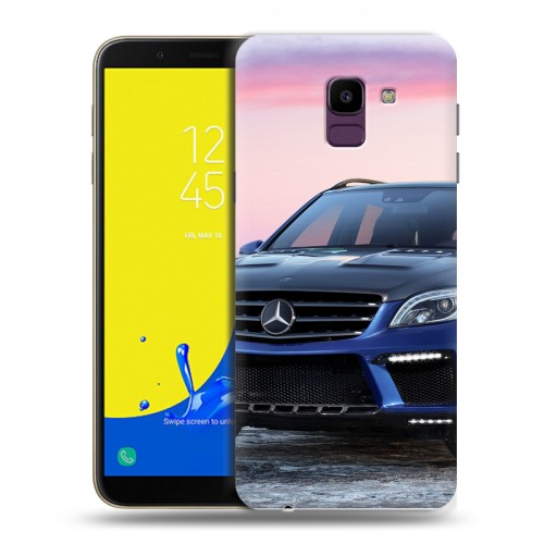 Дизайнерский пластиковый чехол для Samsung Galaxy J6 Mercedes