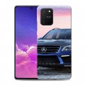 Дизайнерский силиконовый с усиленными углами чехол для Samsung Galaxy S10 Lite Mercedes