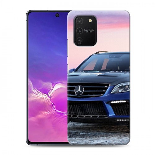 Дизайнерский силиконовый с усиленными углами чехол для Samsung Galaxy S10 Lite Mercedes