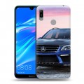 Дизайнерский пластиковый чехол для Huawei Y6 (2019) Mercedes