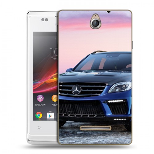 Дизайнерский пластиковый чехол для Sony Xperia E Mercedes