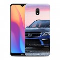 Дизайнерский силиконовый с усиленными углами чехол для Xiaomi RedMi 8A Mercedes