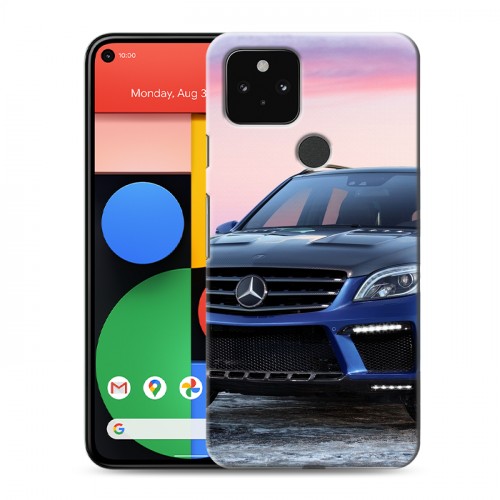 Дизайнерский пластиковый чехол для Google Pixel 5 Mercedes