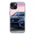 Дизайнерский пластиковый чехол для Iphone 14 Mercedes