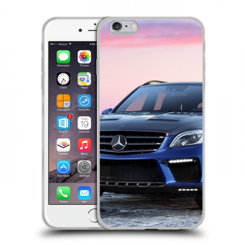 Дизайнерский силиконовый чехол для Iphone 6 Plus/6s Plus Mercedes