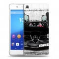 Дизайнерский пластиковый чехол для Sony Xperia Z3+ Mercedes