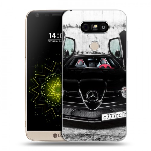 Дизайнерский пластиковый чехол для LG G5 Mercedes