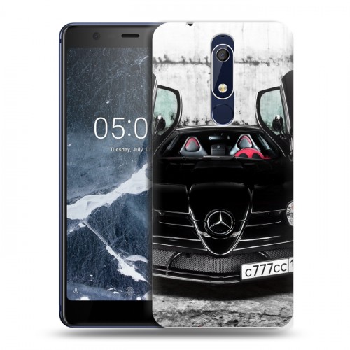 Дизайнерский пластиковый чехол для Nokia 5.1 Mercedes