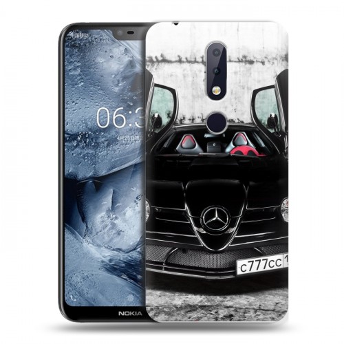 Дизайнерский пластиковый чехол для Nokia 6.1 Plus Mercedes