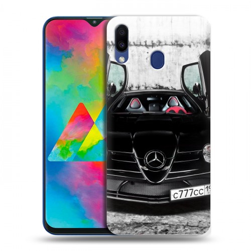 Дизайнерский силиконовый чехол для Samsung Galaxy M20 Mercedes