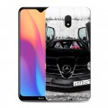 Дизайнерский силиконовый с усиленными углами чехол для Xiaomi RedMi 8A Mercedes