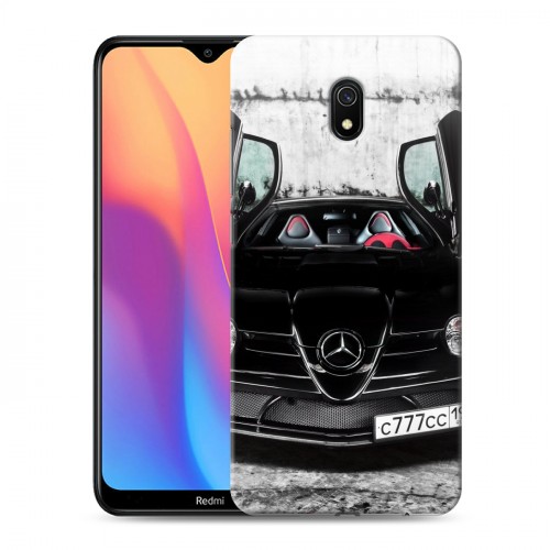 Дизайнерский силиконовый с усиленными углами чехол для Xiaomi RedMi 8A Mercedes