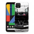 Дизайнерский пластиковый чехол для Google Pixel 4 Mercedes