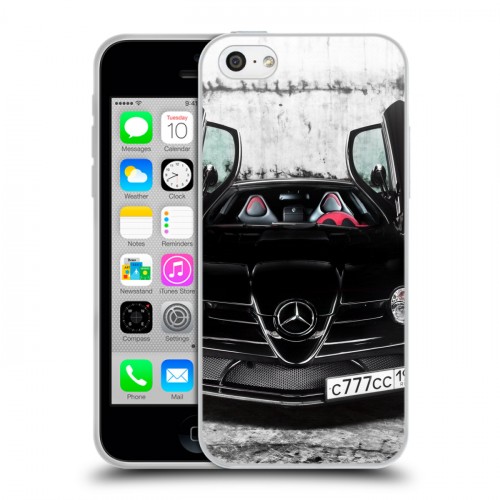 Дизайнерский пластиковый чехол для Iphone 5c Mercedes