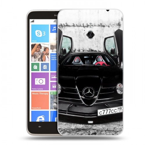 Дизайнерский пластиковый чехол для Nokia Lumia 1320 Mercedes