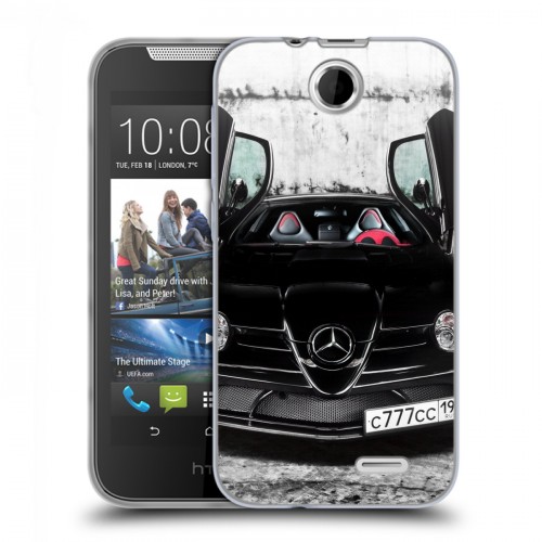 Дизайнерский силиконовый чехол для HTC Desire 310 Mercedes