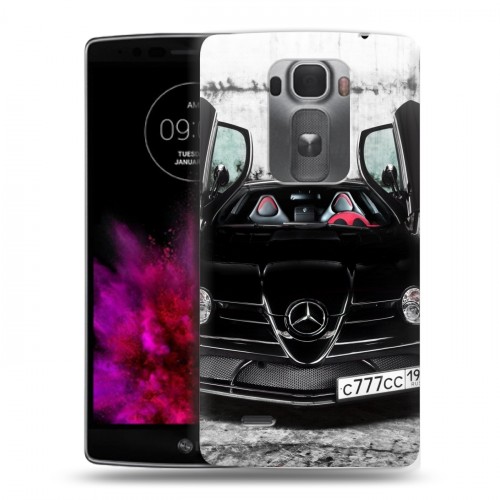 Дизайнерский пластиковый чехол для LG G Flex 2 Mercedes