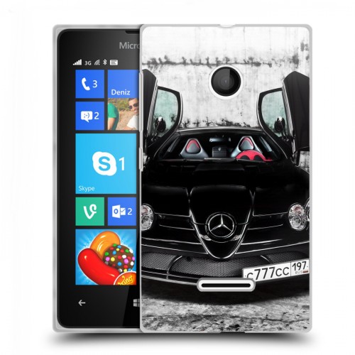 Дизайнерский пластиковый чехол для Microsoft Lumia 435 Mercedes