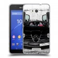 Дизайнерский пластиковый чехол для Sony Xperia E4g Mercedes