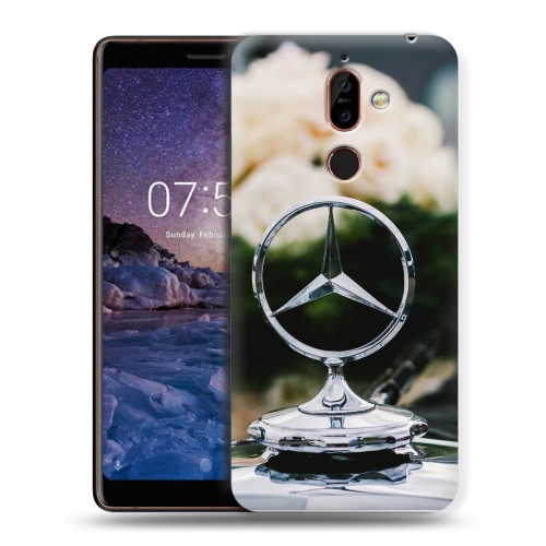 Дизайнерский пластиковый чехол для Nokia 7 Plus Mercedes