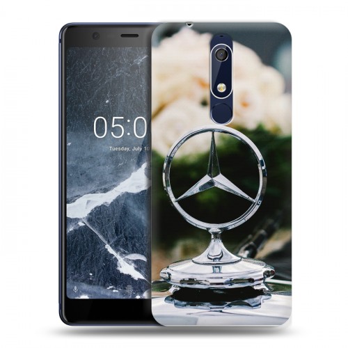 Дизайнерский пластиковый чехол для Nokia 5.1 Mercedes