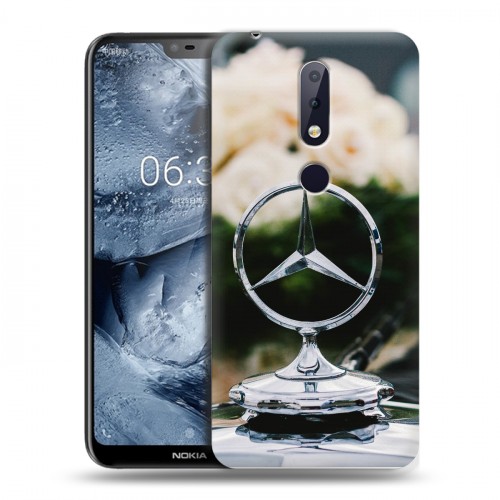 Дизайнерский пластиковый чехол для Nokia 6.1 Plus Mercedes