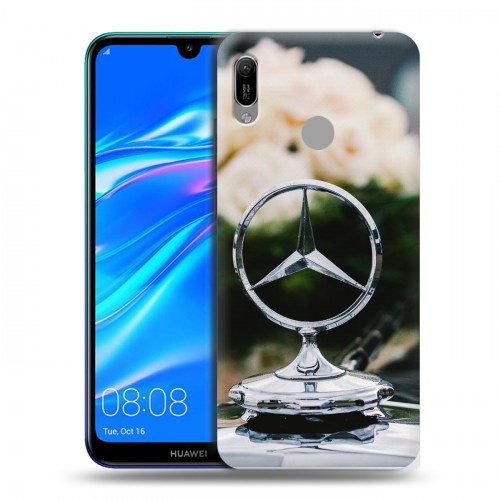 Дизайнерский пластиковый чехол для Huawei Y6 (2019) Mercedes