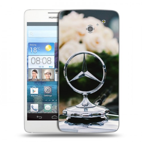 Дизайнерский пластиковый чехол для Huawei Ascend D2 Mercedes