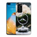 Дизайнерский пластиковый чехол для Huawei P40 Mercedes